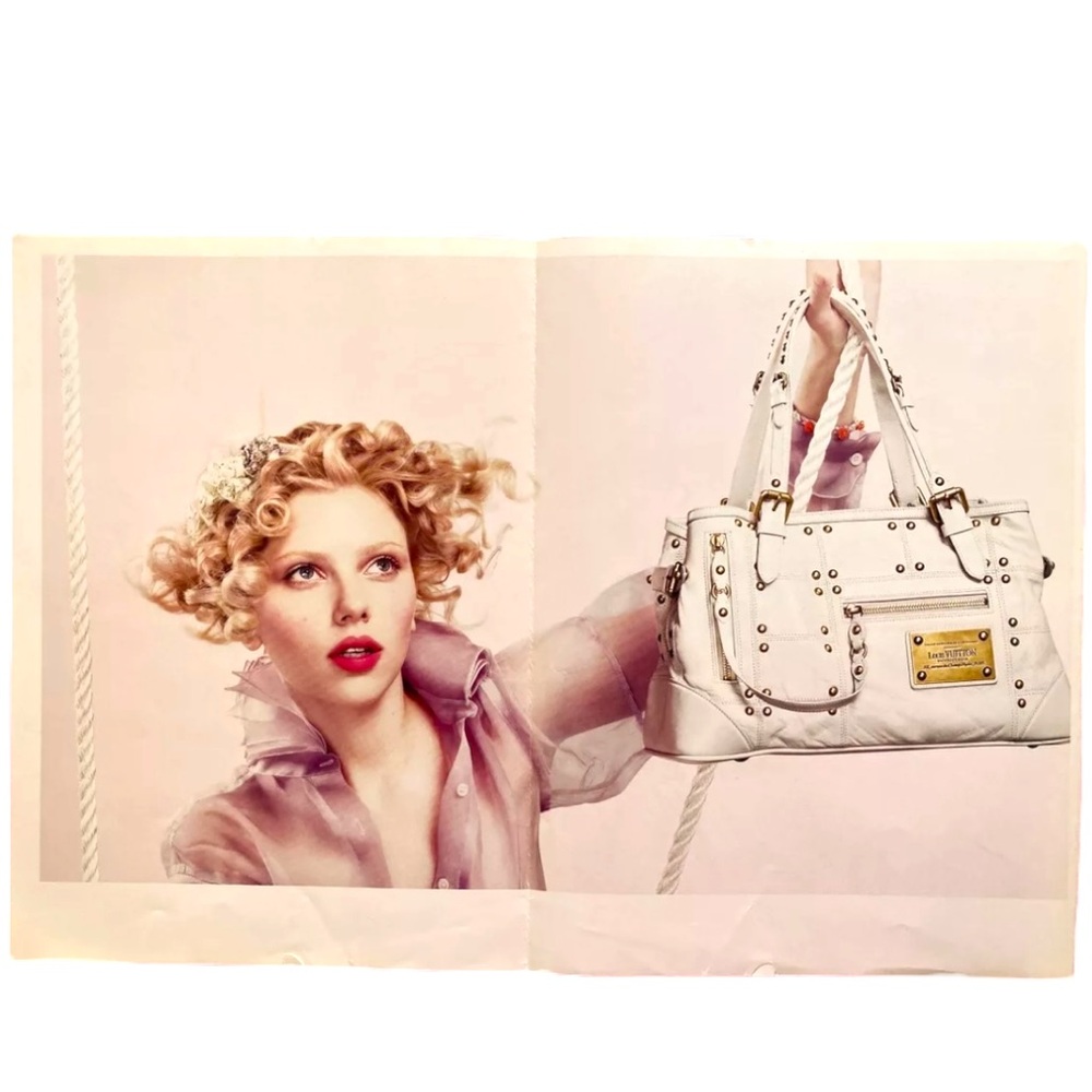 Original Scarlett Johansson 2008 Louis Vuitton Press Advertising 3 pages